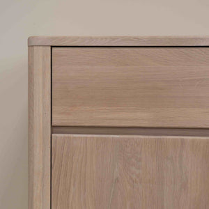 Aparador Cómoda de madera maciza de roble Elsa 2 | NordicStory