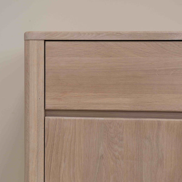 Aparador Cómoda de madera maciza de roble Elsa 2 | NordicStory
