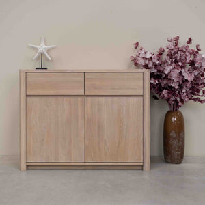 Aparador Cómoda de madera maciza de roble Elsa 2 | NordicStory
