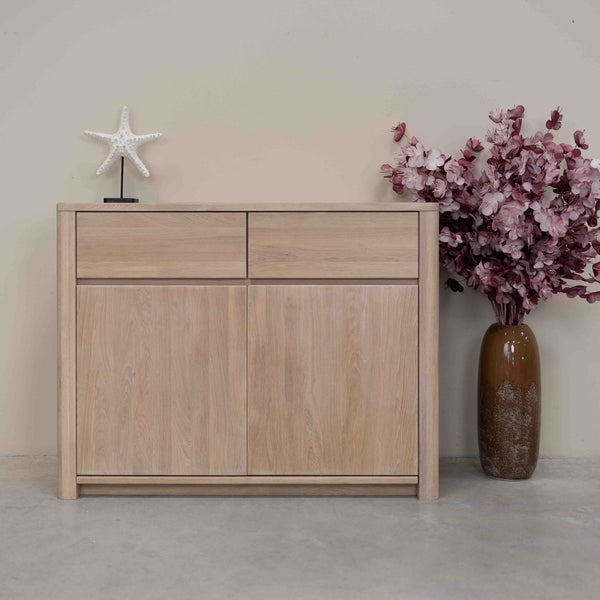 Aparador Cómoda de madera maciza de roble Elsa 2 | NordicStory