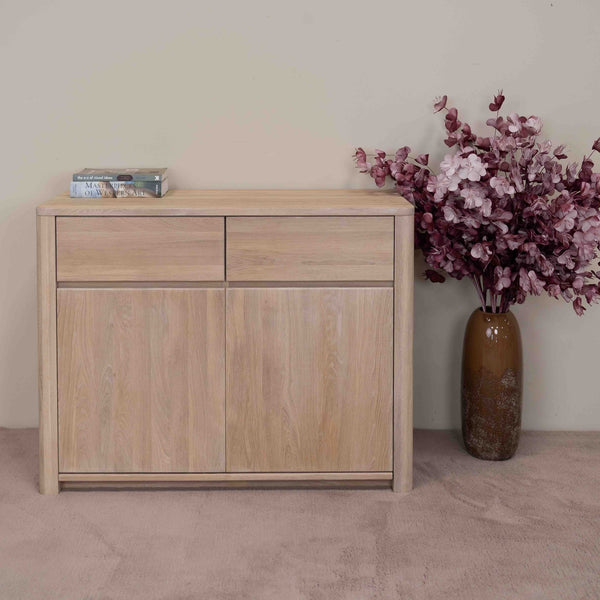 Aparador Cómoda de madera maciza de roble Elsa 2 | NordicStory