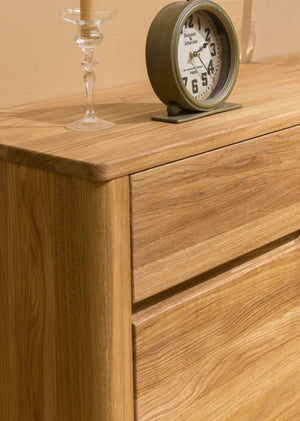 Aparador Cómoda de madera maciza de roble Elsa 3 | NordicStory