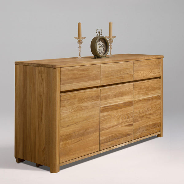 Aparador Cómoda de madera maciza de roble Elsa 3 | NordicStory