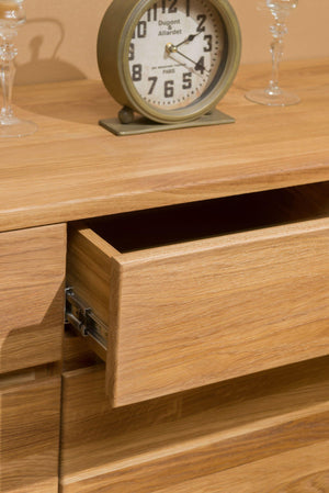 Aparador Cómoda de madera maciza de roble Elsa 3 | NordicStory