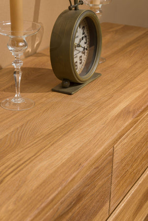 Aparador Cómoda de madera maciza de roble Elsa 3 | NordicStory