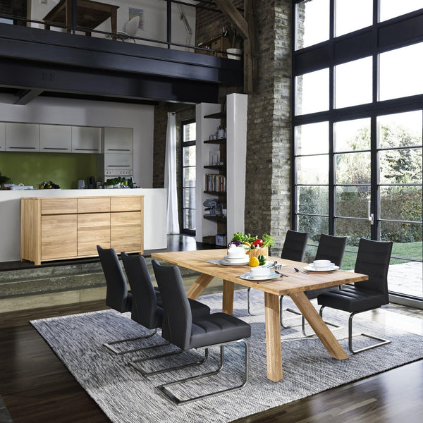 Aparador Cómoda de madera maciza de roble Elsa 3 | NordicStory