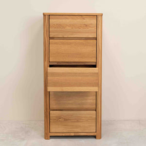 Aparador Cómoda de madera maciza de roble Elsa 5 | NordicStory