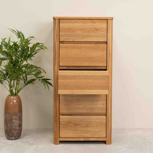Aparador Cómoda de madera maciza de roble Elsa 5 | NordicStory