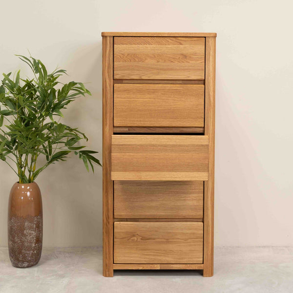 Aparador Cómoda de madera maciza de roble Elsa 5 | NordicStory