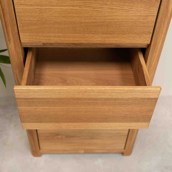 Aparador Cómoda de madera maciza de roble Elsa 5 | NordicStory