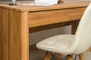Mesa escritorio de madera maciza de roble Elsa | NordicStory