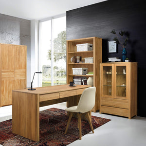 Mesa escritorio de madera maciza de roble Elsa | NordicStory