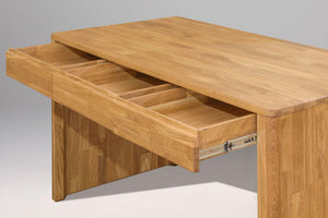 Mesa escritorio de madera maciza de roble Elsa | NordicStory