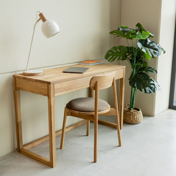 Mesa escritorio, tocador de madera maciza de roble Denmark | NordicStory