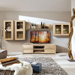 Mueble de TV de madera maciza de roble Elsa | NordicStory