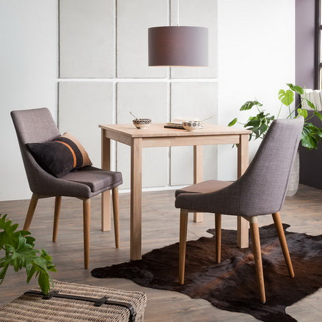 Mesa de comedor de madera maciza de roble Lemsiwood | NordicStory