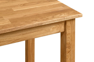 Mesa de comedor de madera maciza de roble Lemsiwood | NordicStory