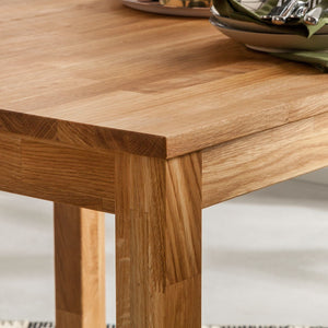 Mesa de comedor de madera maciza de roble Lemsiwood | NordicStory