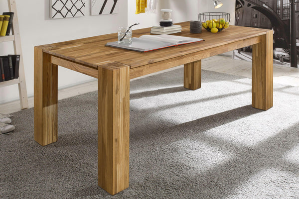 Mesa de comedor de madera maciza de roble Mauritz 3 | NordicStory