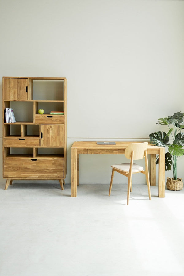 Mesa escritorio de madera maciza de roble Royal| NordicStory