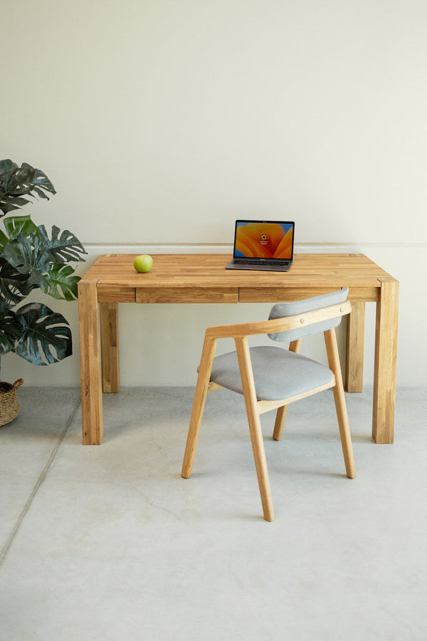 Mesa escritorio de madera maciza de roble Royal| NordicStory