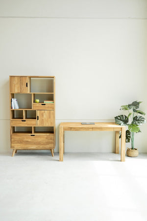 Mesa escritorio de madera maciza de roble Royal| NordicStory