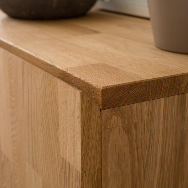 Mueble de TV de madera maciza de roble Wardi | NordicStory
