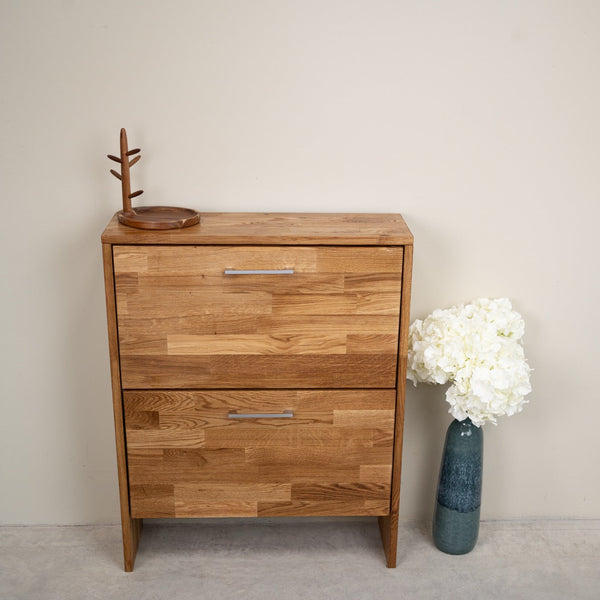 Zapatero de madera maciza de roble Arizona | NordicStory