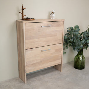 Zapatero de madera maciza de roble Arizona | NordicStory