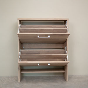 Zapatero de madera maciza de roble Arizona | NordicStory