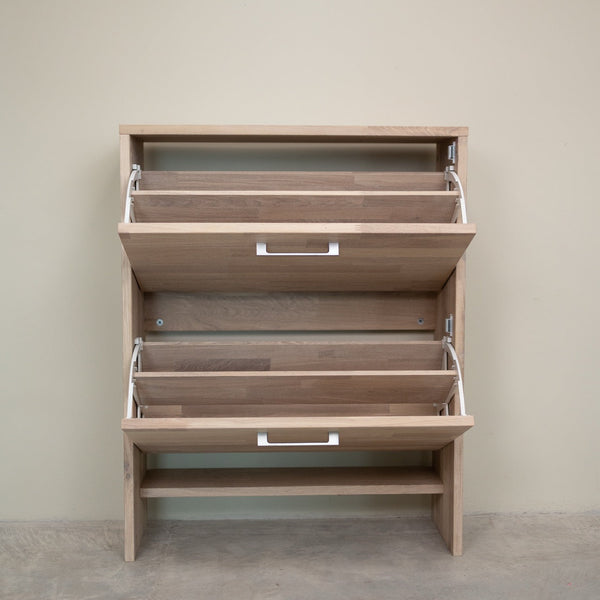 Zapatero de madera maciza de roble Arizona | NordicStory