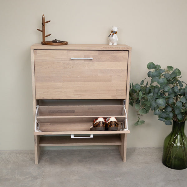 Zapatero de madera maciza de roble Arizona | NordicStory