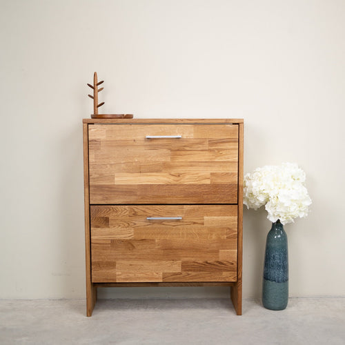 Zapatero de madera maciza de roble Arizona | NordicStory
