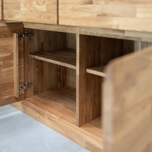 Aparador Cómoda de madera maciza de roble Utah | NordicStory