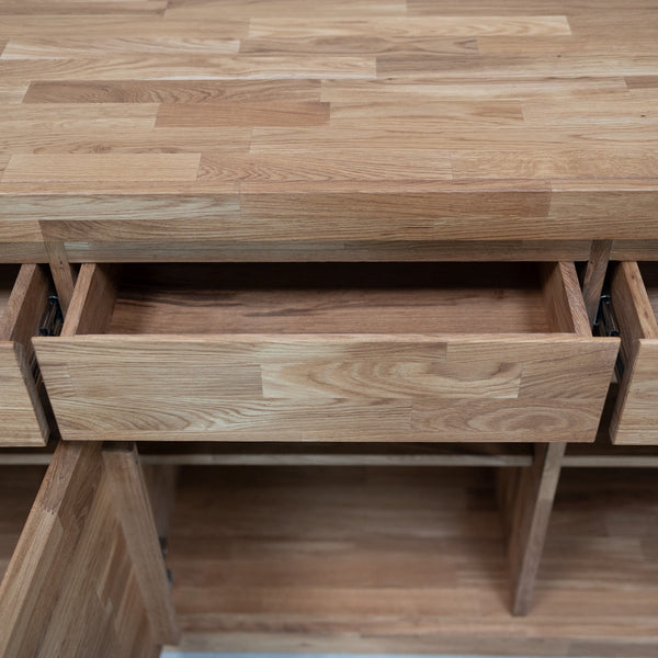 Aparador Cómoda de madera maciza de roble Utah | NordicStory