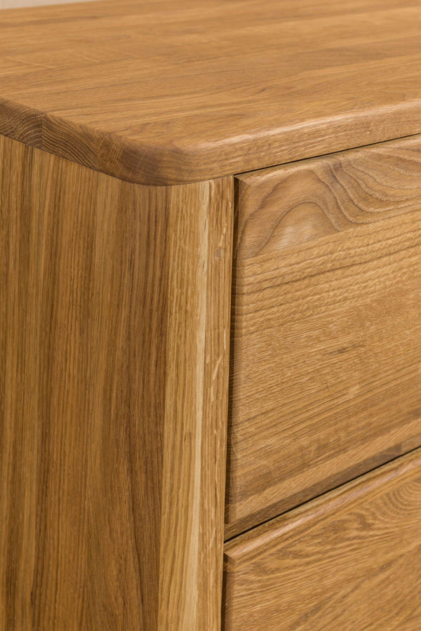 Aparador Cómoda de madera maciza de roble Elsa 6 | NordicStory