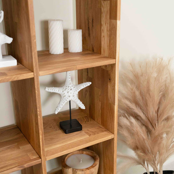 Estanteria Libreria de madera maciza de roble Regal 10 | NordicStory