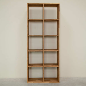 Estanteria Libreria de madera maciza de roble Regal 10 | NordicStory