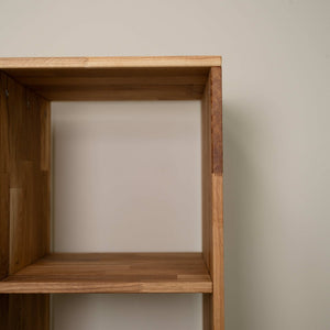 Estanteria Libreria de madera maciza de roble Regal 10 | NordicStory