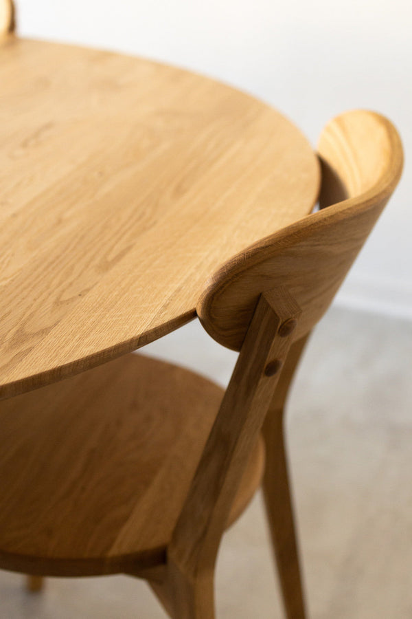 Mesa extensible de comedor de madera maciza de roble Escandi 4 | NordicStory