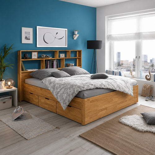 Cabecero de madera maciza de roble Sofia | NordicStory