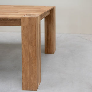 Mesa de comedor de madera maciza de roble Mauritz 3 | NordicStory
