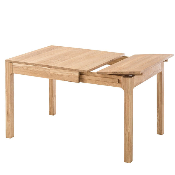 Mesa extensible de comedor de madera maciza de roble Marsi | NordicStory