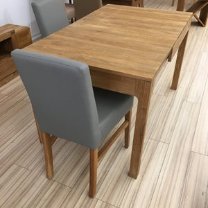 Mesa extensible de comedor de madera maciza de roble Marsi | NordicStory