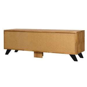 Mueble de TV de madera maciza de roble Moritz | NordicStory