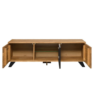 Mueble de TV de madera maciza de roble Moritz | NordicStory