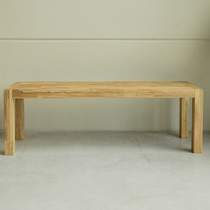 Banco rustico de madera maciza de roble Provance | NordicStory