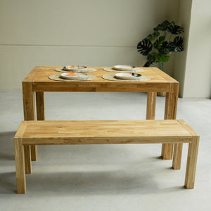 Banco rustico de madera maciza de roble Provance | NordicStory