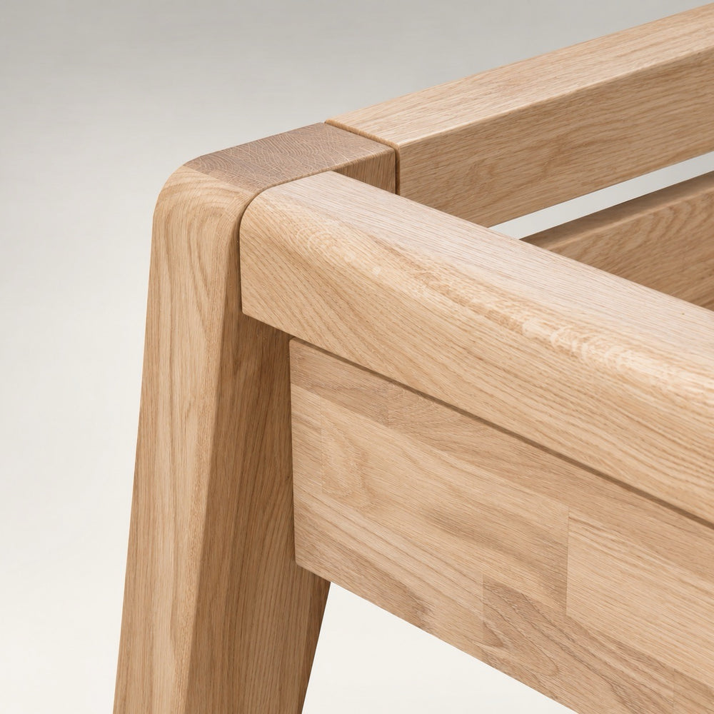 Cama de madera maciza de roble Bridget | NordicStory