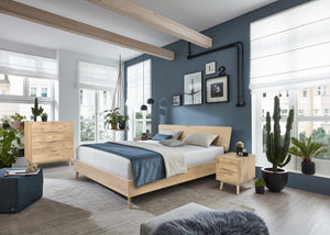 Cama de madera maciza de roble Escandi | NordicStory